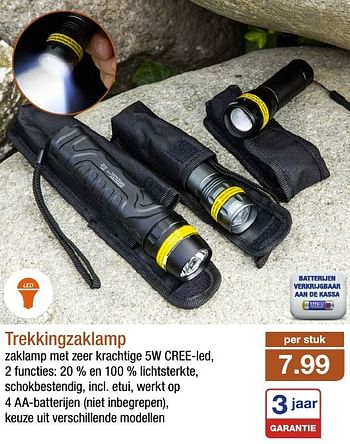 Promoties Trekkingzaklamp - Huismerk - Aldi - Geldig van 12/10/2016 tot 19/10/2016 bij Aldi