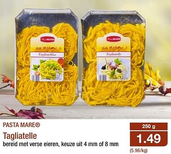 Promotions Tagliatelle - Pasta Mare - Valide de 12/10/2016 à 19/10/2016 chez Aldi