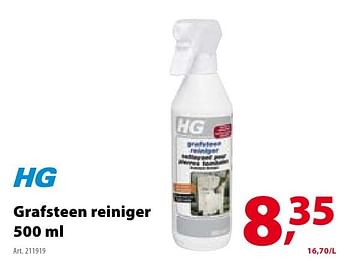 Promoties Grafsteen reiniger - HG - Geldig van 19/10/2016 tot 24/10/2016 bij Gamma