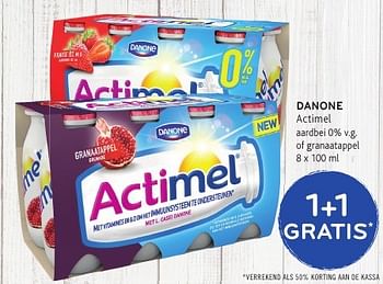 Promoties Danone actimel - Danone - Geldig van 19/10/2016 tot 01/11/2016 bij Alvo