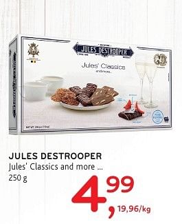 Promoties Jules destrooper jules classics and more - Jules Destrooper - Geldig van 19/10/2016 tot 01/11/2016 bij Alvo