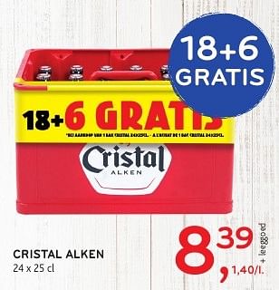 Promotions Cristal alken - Cristal - Valide de 19/10/2016 à 01/11/2016 chez Alvo