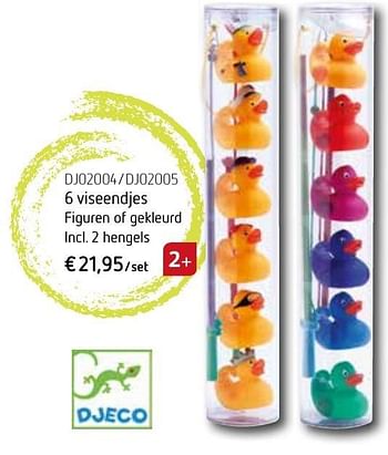 Promoties 6 viseendjes figuren of gekleurd - D jeco - Geldig van 01/10/2016 tot 31/12/2016 bij De Speelvogel