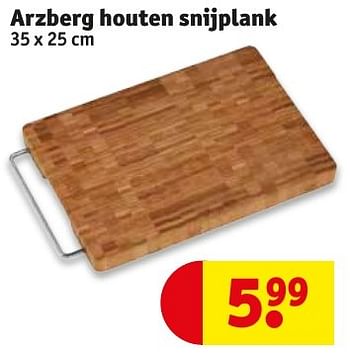 Promoties Arzberg houten snijplank - Arzberg - Geldig van 10/10/2016 tot 23/10/2016 bij Kruidvat