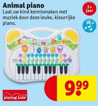 Promoties Animal piano - Playing Kids - Geldig van 10/10/2016 tot 23/10/2016 bij Kruidvat