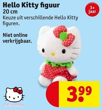Promotions Hello kitty figuur - Hello kitty - Valide de 10/10/2016 à 23/10/2016 chez Kruidvat