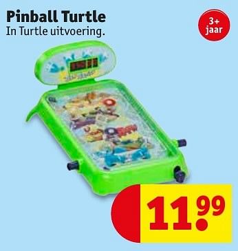 Promotions Pinball turtle - Produit maison - Kruidvat - Valide de 10/10/2016 à 23/10/2016 chez Kruidvat