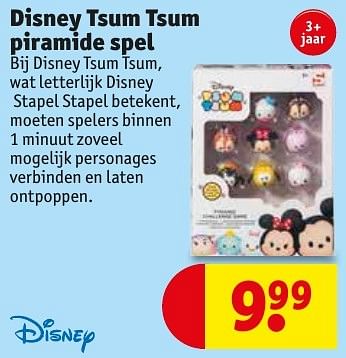 Promoties Disney tsum tsum piramide spel - Disney - Geldig van 10/10/2016 tot 23/10/2016 bij Kruidvat