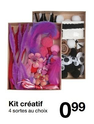 Promoties Kit créatif - Huismerk - Zeeman  - Geldig van 15/10/2016 tot 21/10/2016 bij Zeeman