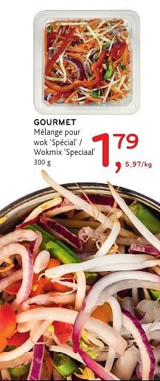 Promoties Gourmet mélange pour wok `spécial` - Gourmet - Geldig van 19/10/2016 tot 01/11/2016 bij Alvo