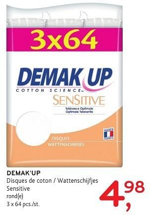 Promoties Demak`up disques de coton - Demak'Up - Geldig van 19/10/2016 tot 01/11/2016 bij Alvo
