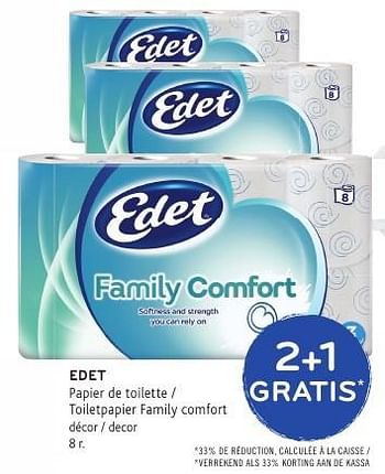 Promoties Edet papier de toilette - Edet - Geldig van 19/10/2016 tot 01/11/2016 bij Alvo