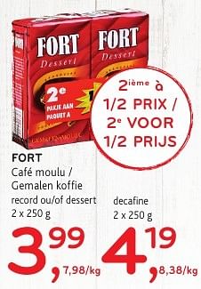 Promoties Fort café moulu - Fort - Geldig van 19/10/2016 tot 01/11/2016 bij Alvo