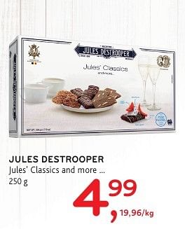 Promoties Jules destrooper jules` classics and more ... - Jules Destrooper - Geldig van 19/10/2016 tot 01/11/2016 bij Alvo