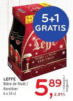 Promotions Leffe bière de noël - Leffe - Valide de 19/10/2016 à 01/11/2016 chez Alvo