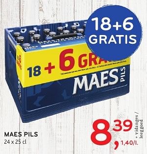 Promotions Maes pils - Maes - Valide de 19/10/2016 à 01/11/2016 chez Alvo