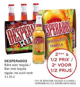 Promotions Desperados bière avec tequila - Desperados - Valide de 19/10/2016 à 01/11/2016 chez Alvo