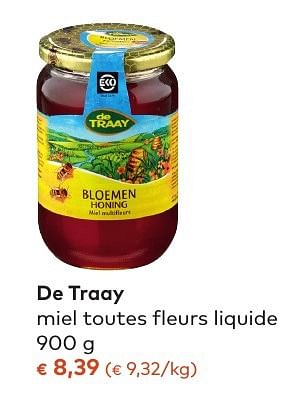 Promoties De traay miel toutes fleurs liquide - de Traay - Geldig van 05/10/2016 tot 01/11/2016 bij Bioplanet