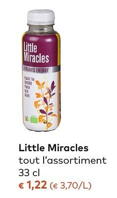 Promoties Little miracles tout l`assortiment - Little Miracles - Geldig van 05/10/2016 tot 01/11/2016 bij Bioplanet