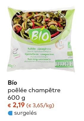 Promoties Bío poêlée champêtre - Huismerk - Bioplanet - Geldig van 05/10/2016 tot 01/11/2016 bij Bioplanet