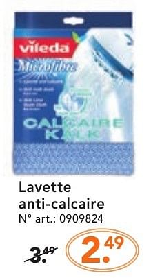 Promotions Lavette anti-calcaire - Vileda - Valide de 10/10/2016 à 23/10/2016 chez Blokker