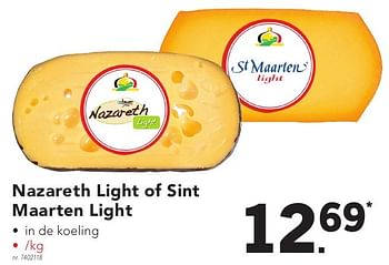 Promoties Nazareth light of sint maarten light - Nazareth - Geldig van 17/10/2016 tot 22/10/2016 bij Lidl