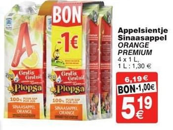 Promotions Appelsientje sinaasappel orange premium - Appelsientje - Valide de 11/10/2016 à 24/10/2016 chez Cora