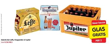 Promoties Selectie bier leffe, hoegaarden of jupiler - Huismerk - Red Market - Geldig van 13/10/2016 tot 19/10/2016 bij Red Market