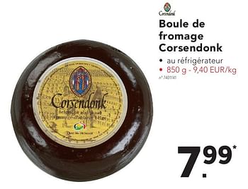 Promotions Boule de fromage corsendonk - Corsendonck - Valide de 17/10/2016 à 22/10/2016 chez Lidl