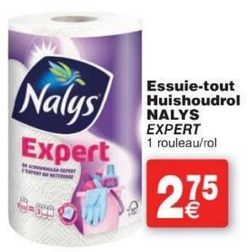 Promoties Essuie-tout huishoudrol nalys expert - Nalys - Geldig van 11/10/2016 tot 24/10/2016 bij Cora