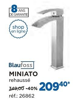 Promoties Miniato robinets de lavabo - Blaufoss - Geldig van 04/10/2016 tot 29/10/2016 bij X2O