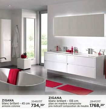 Promoties Zigana collection de meubles - Balmani - Geldig van 04/10/2016 tot 29/10/2016 bij X2O