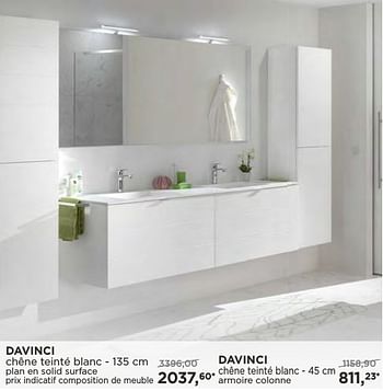 Promoties Davinci collection de meubles - Balmani - Geldig van 04/10/2016 tot 29/10/2016 bij X2O