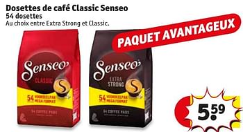 Promoties Dosettes de café classic senseo - Douwe Egberts - Geldig van 10/10/2016 tot 23/10/2016 bij Kruidvat