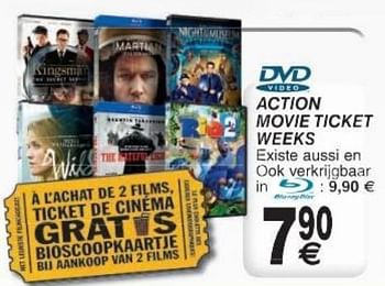 Promotions Action movie ticket weeks - Produit maison - Cora - Valide de 11/10/2016 à 24/10/2016 chez Cora