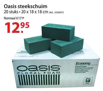 Promotions Oasis steekschuim - Oasis - Valide de 12/10/2016 à 24/10/2016 chez Pelckmans Tuincenter
