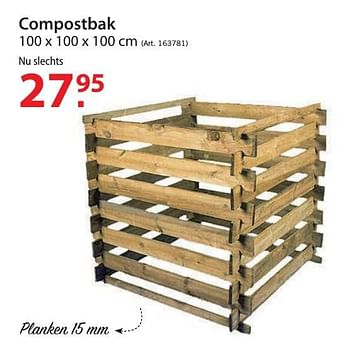Promoties Compostbak - Huismerk - Pelckmans - Geldig van 12/10/2016 tot 24/10/2016 bij Pelckmans Tuincenter