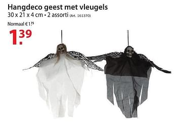 Promoties Hangdeco geest met vleugels - Huismerk - Pelckmans - Geldig van 12/10/2016 tot 24/10/2016 bij Pelckmans Tuincenter