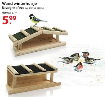 Promoties Wand winterhuisje - Huismerk - Pelckmans - Geldig van 12/10/2016 tot 24/10/2016 bij Pelckmans Tuincenter
