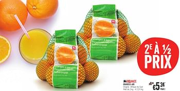 Promoties Oranges à jus - Huismerk - Delhaize - Geldig van 13/10/2016 tot 19/10/2016 bij Delhaize