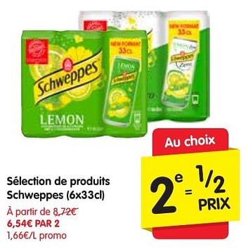 Promoties Sélection de produits schweppes - Schweppes - Geldig van 13/10/2016 tot 19/10/2016 bij Red Market