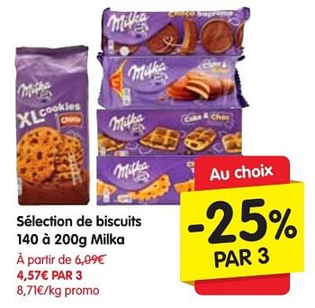 Promotions Sélection de biscuits milka - Milka - Valide de 13/10/2016 à 19/10/2016 chez Red Market
