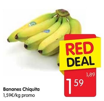 Promotions Bananes chiquita - Chiquita - Valide de 13/10/2016 à 19/10/2016 chez Red Market