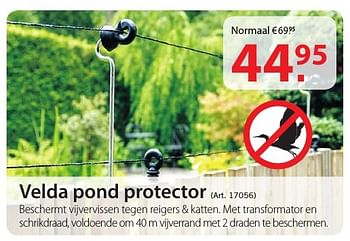 Promoties Velda pond protector - Velda - Geldig van 12/10/2016 tot 24/10/2016 bij Pelckmans Tuincenter