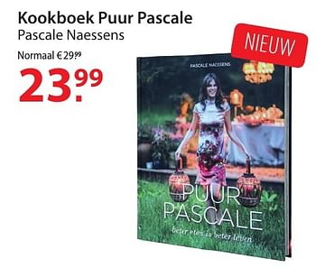 Promoties Kookboek puur pascale - Huismerk - Pelckmans - Geldig van 12/10/2016 tot 24/10/2016 bij Pelckmans Tuincenter