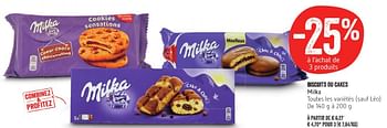 Promotions Biscuits ou cakes milka - Milka - Valide de 13/10/2016 à 19/10/2016 chez Delhaize