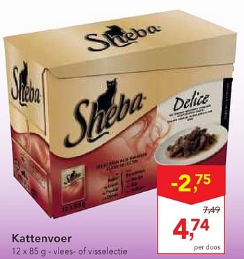 Promotions Kattenvoer - Sheba - Valide de 19/10/2016 à 01/11/2016 chez Makro