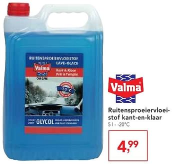 Promoties Ruitensproeiervloeistof kant-en-klaar - Valma - Geldig van 19/10/2016 tot 01/11/2016 bij Makro