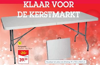 Promoties Partytafel - Huismerk - Makro - Geldig van 19/10/2016 tot 01/11/2016 bij Makro