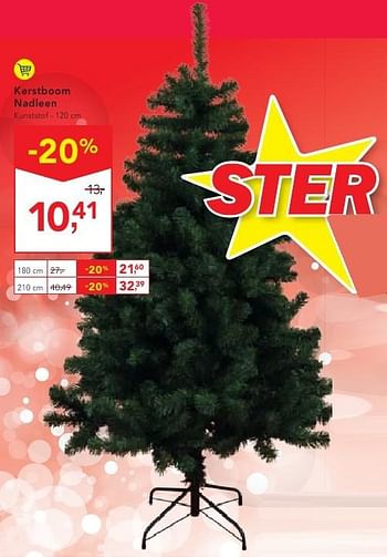Promoties Kerstboom nadleen - Huismerk - Makro - Geldig van 19/10/2016 tot 01/11/2016 bij Makro
